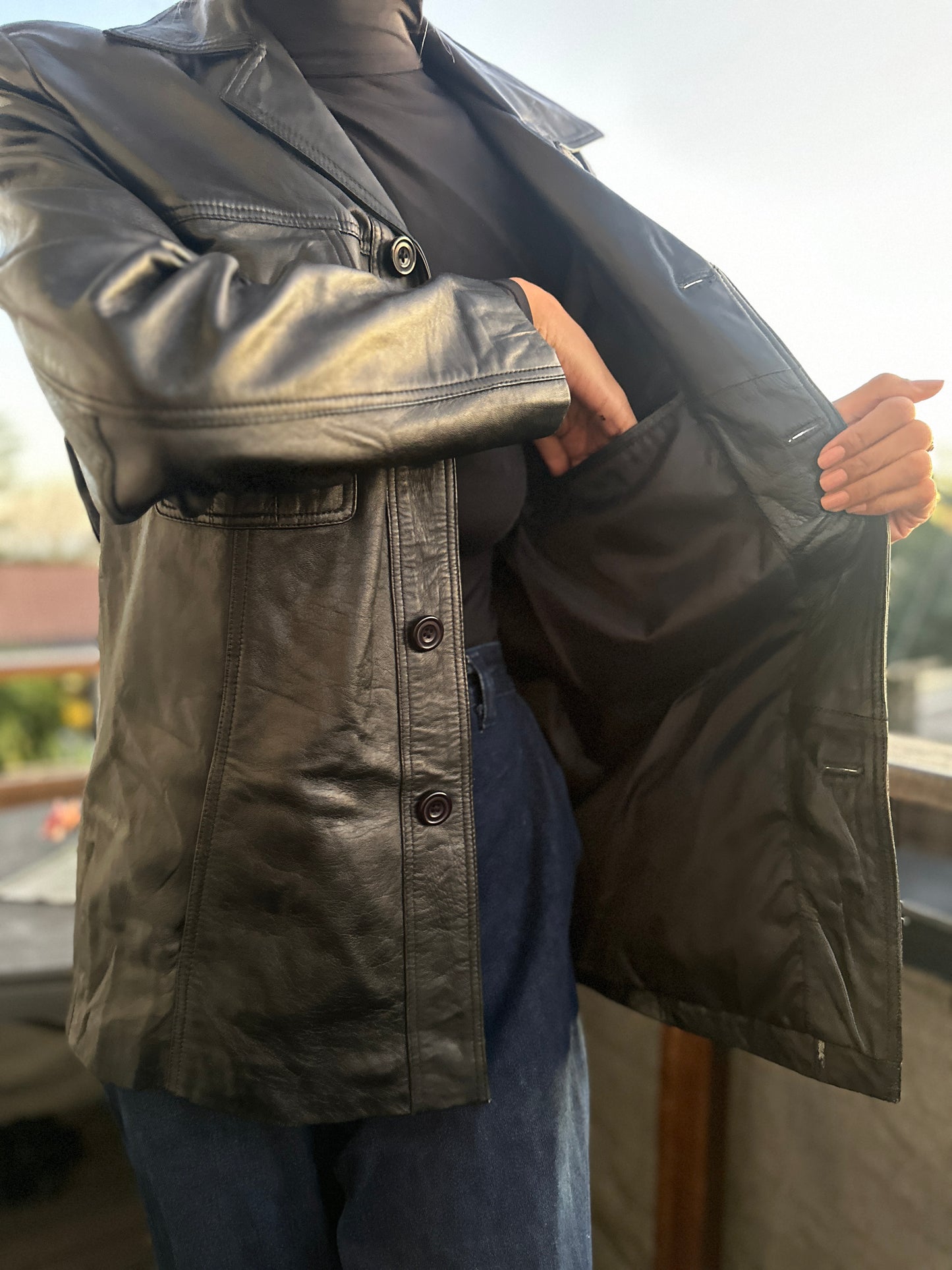 Leather Shacket