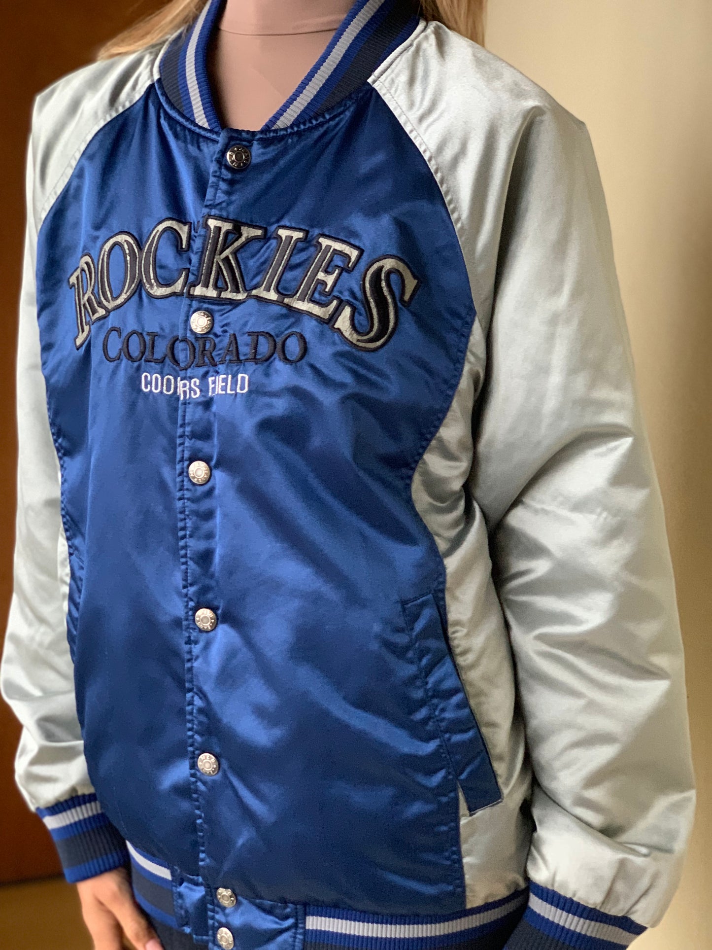 MLB ROCKIES baseball jacket