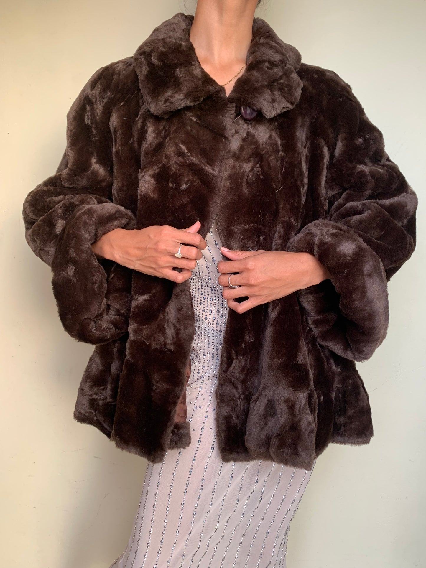 Vintage faux fur jacket