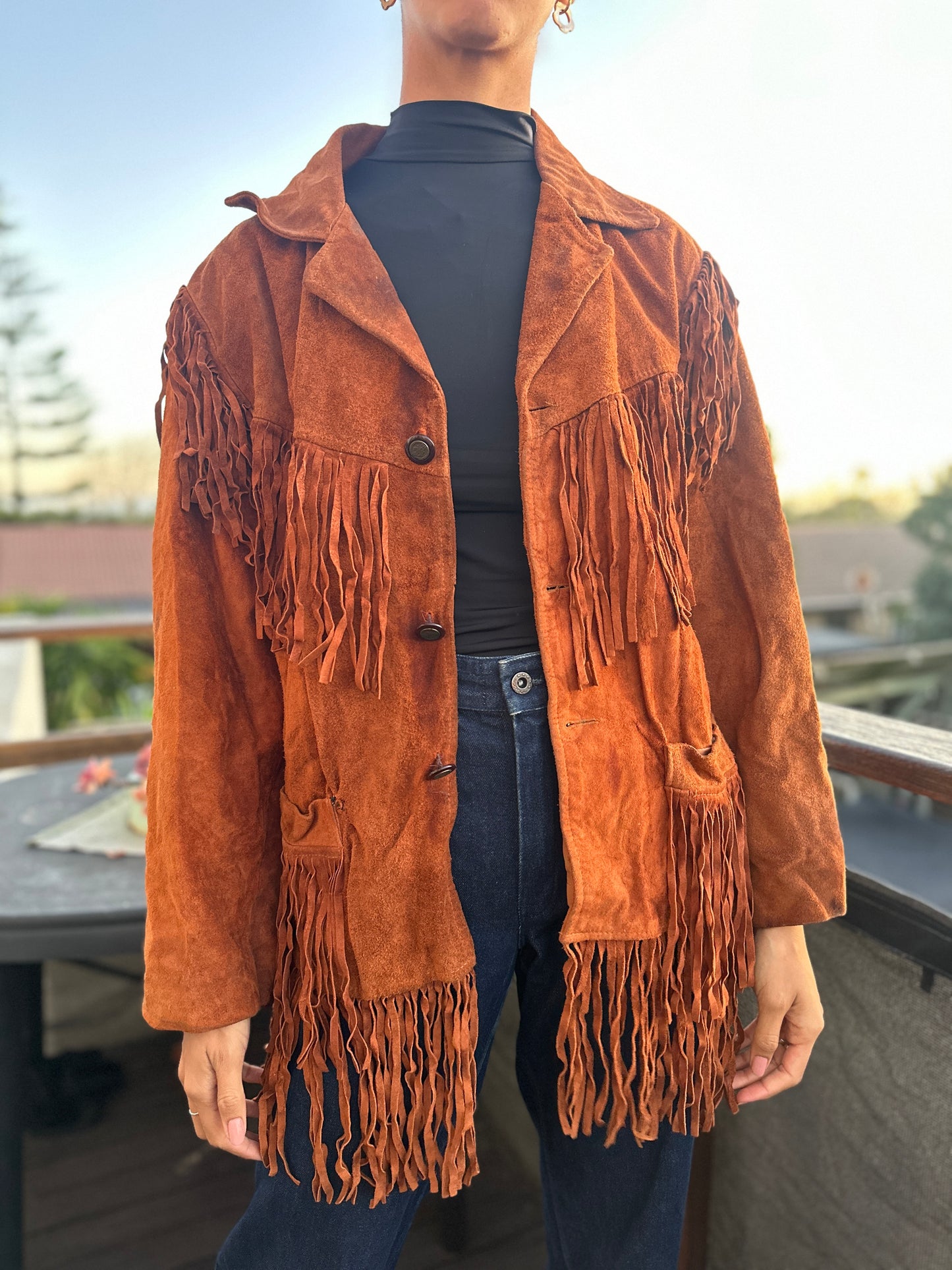 Genuine Suede cowboy jacket