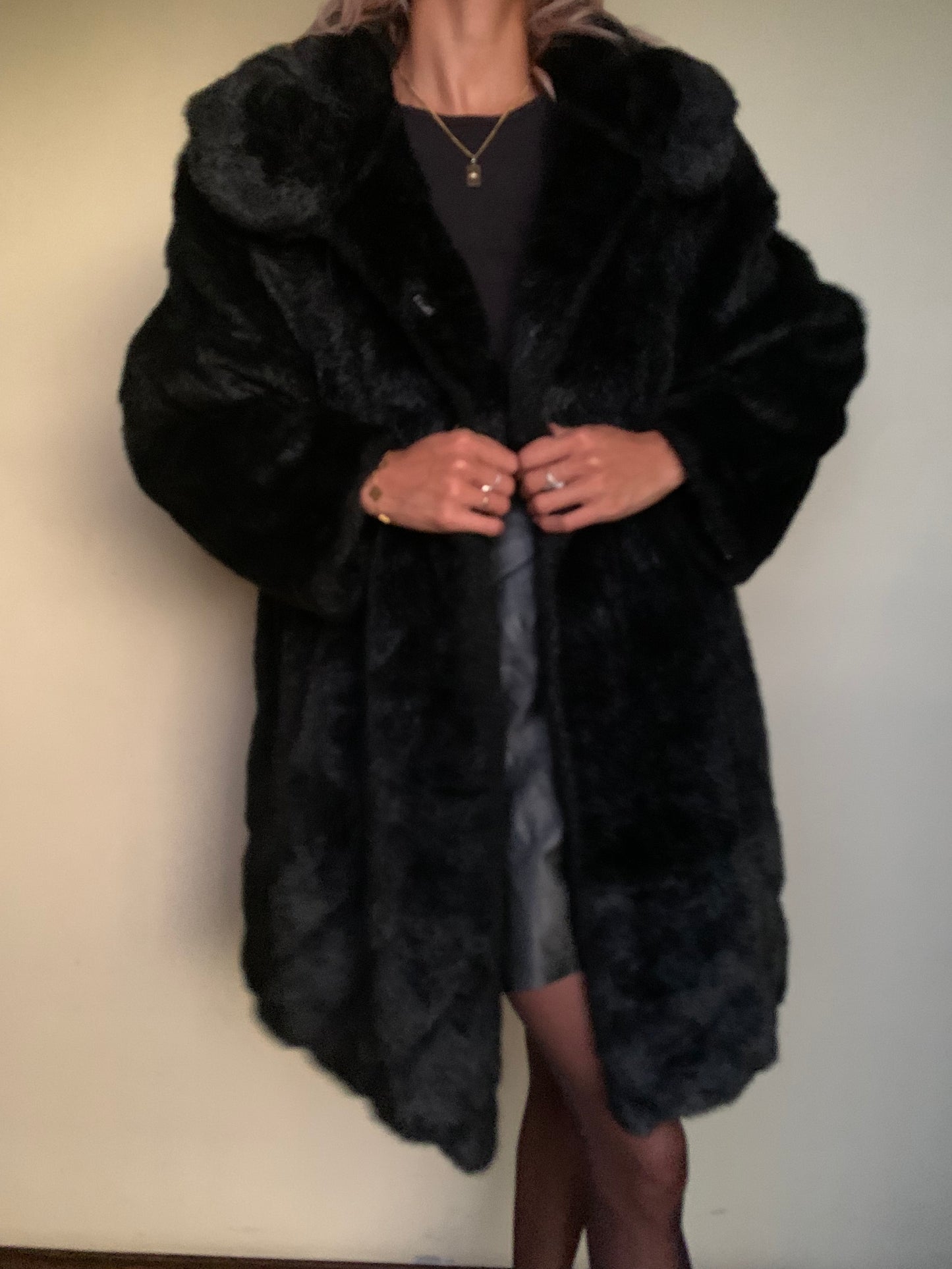 Fluffy faux fur