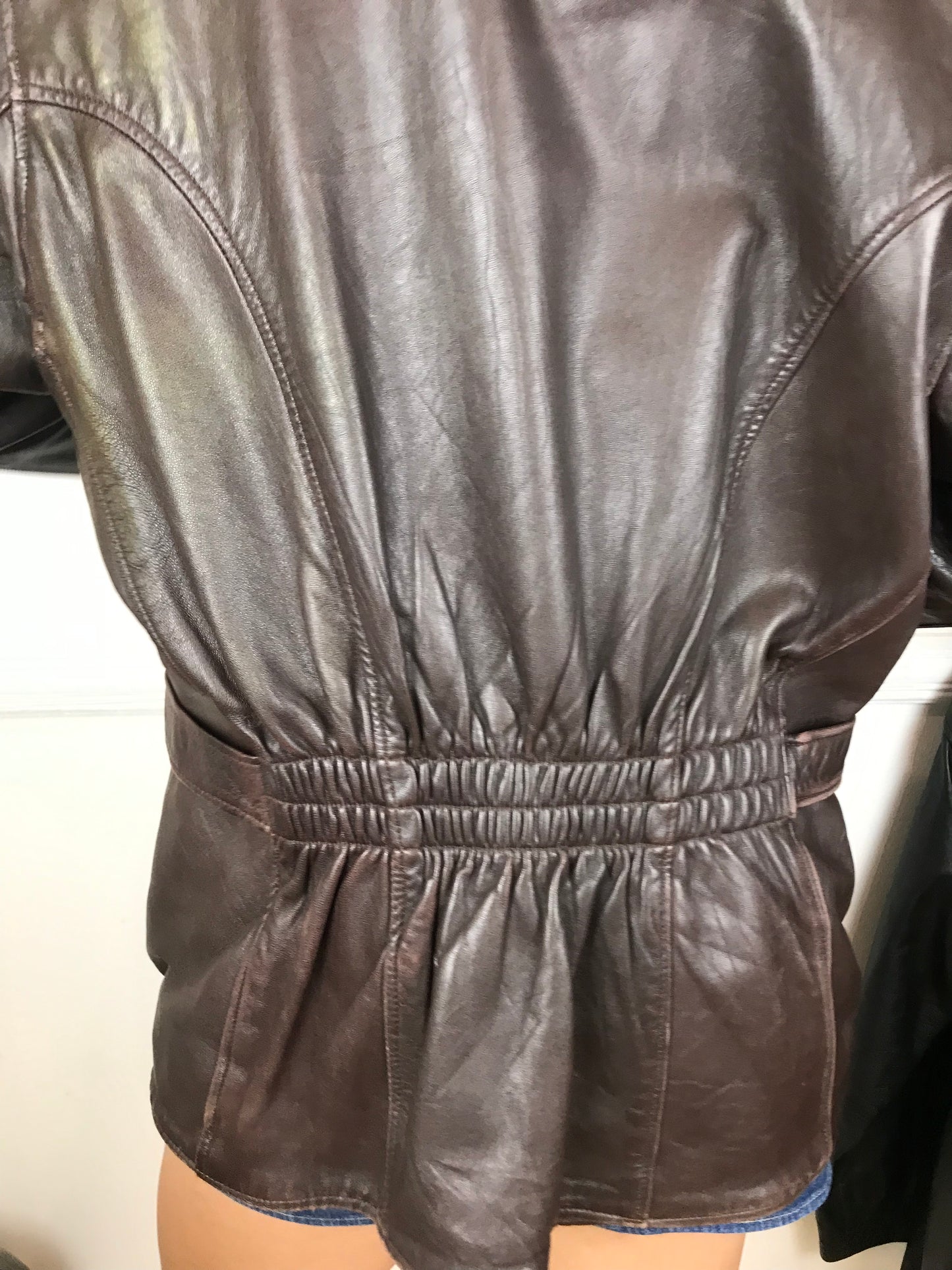 Leather Aviator jacket