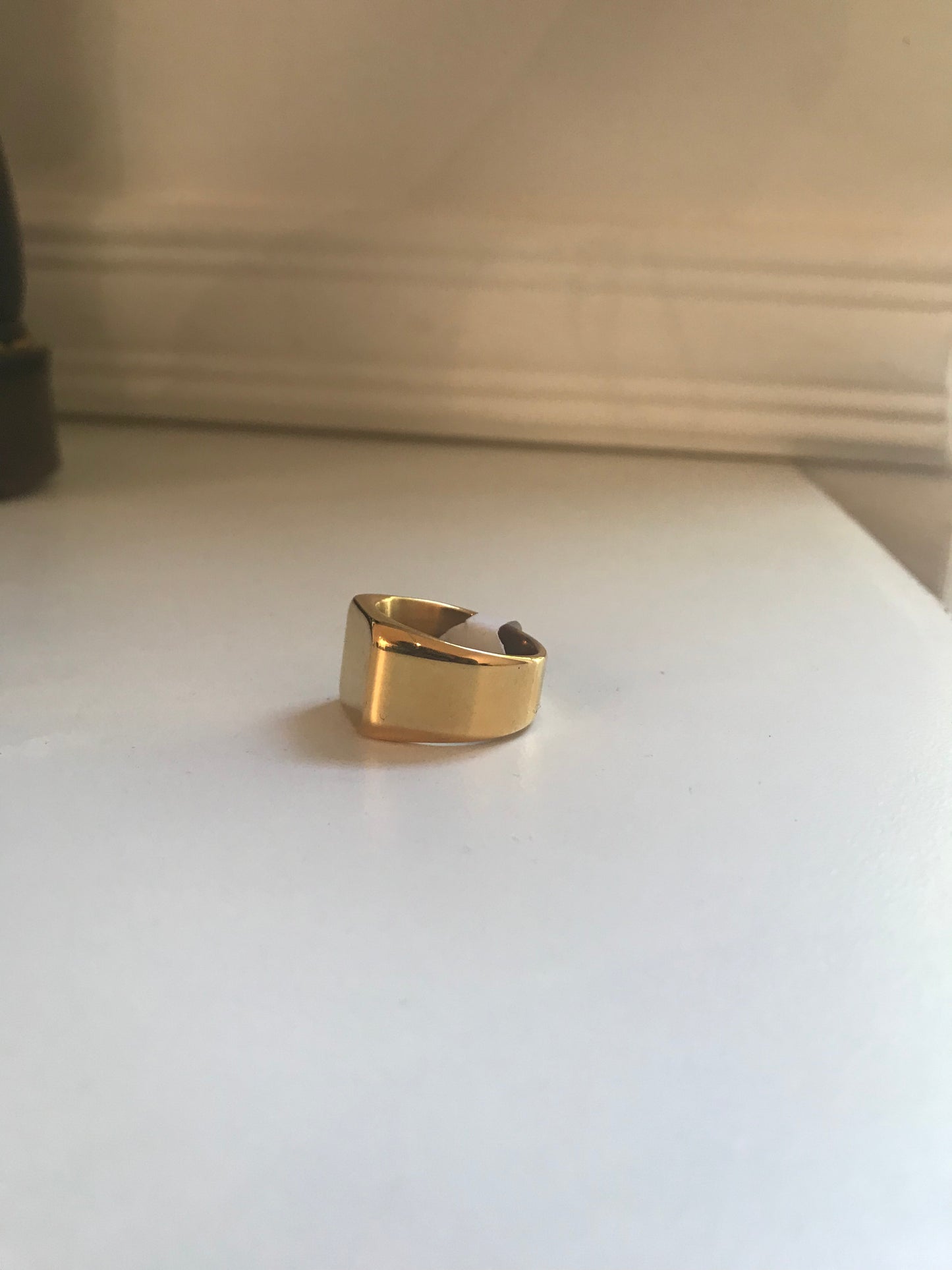 Signet ring square (gold)