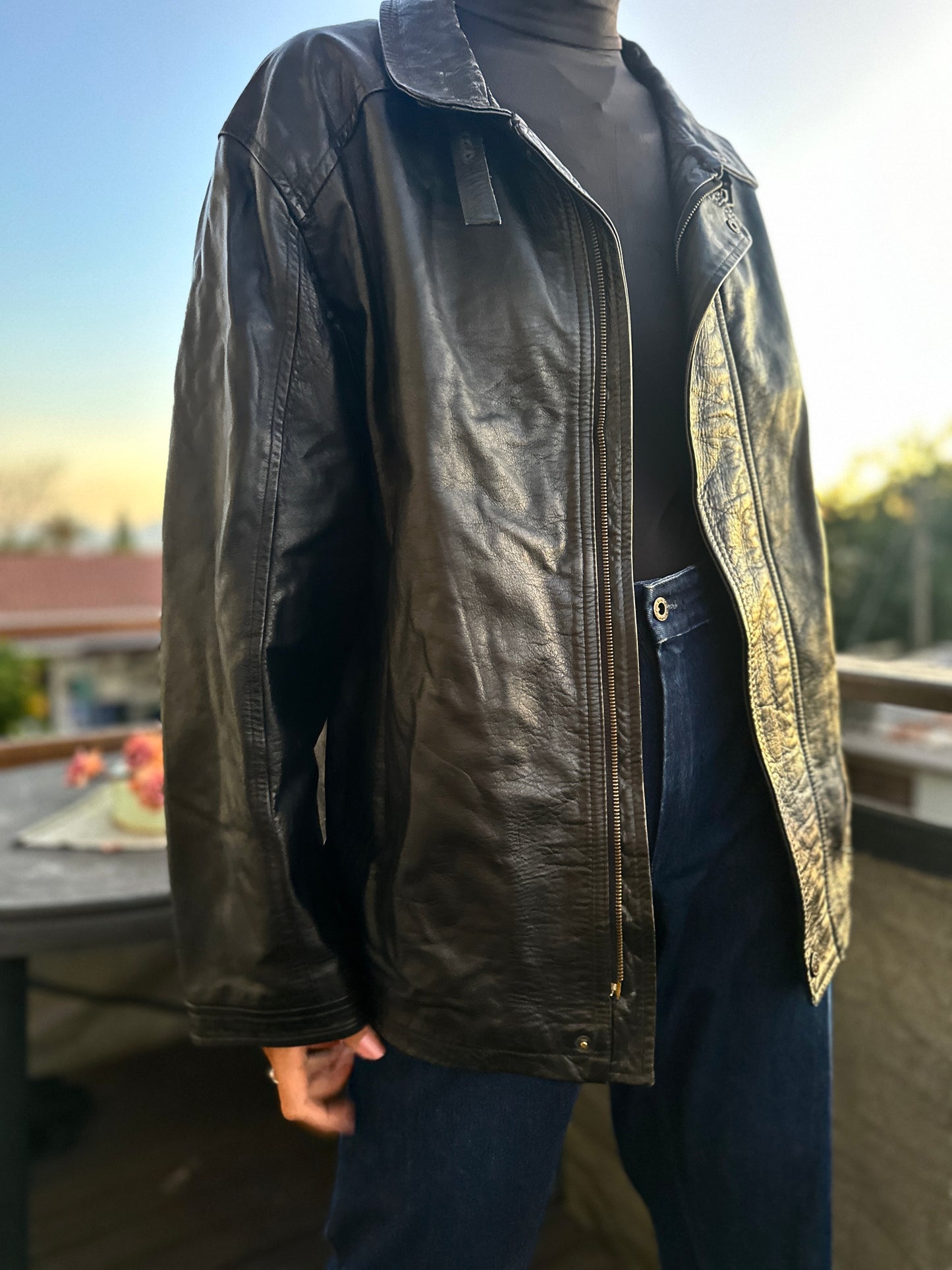 Mens biker jacket