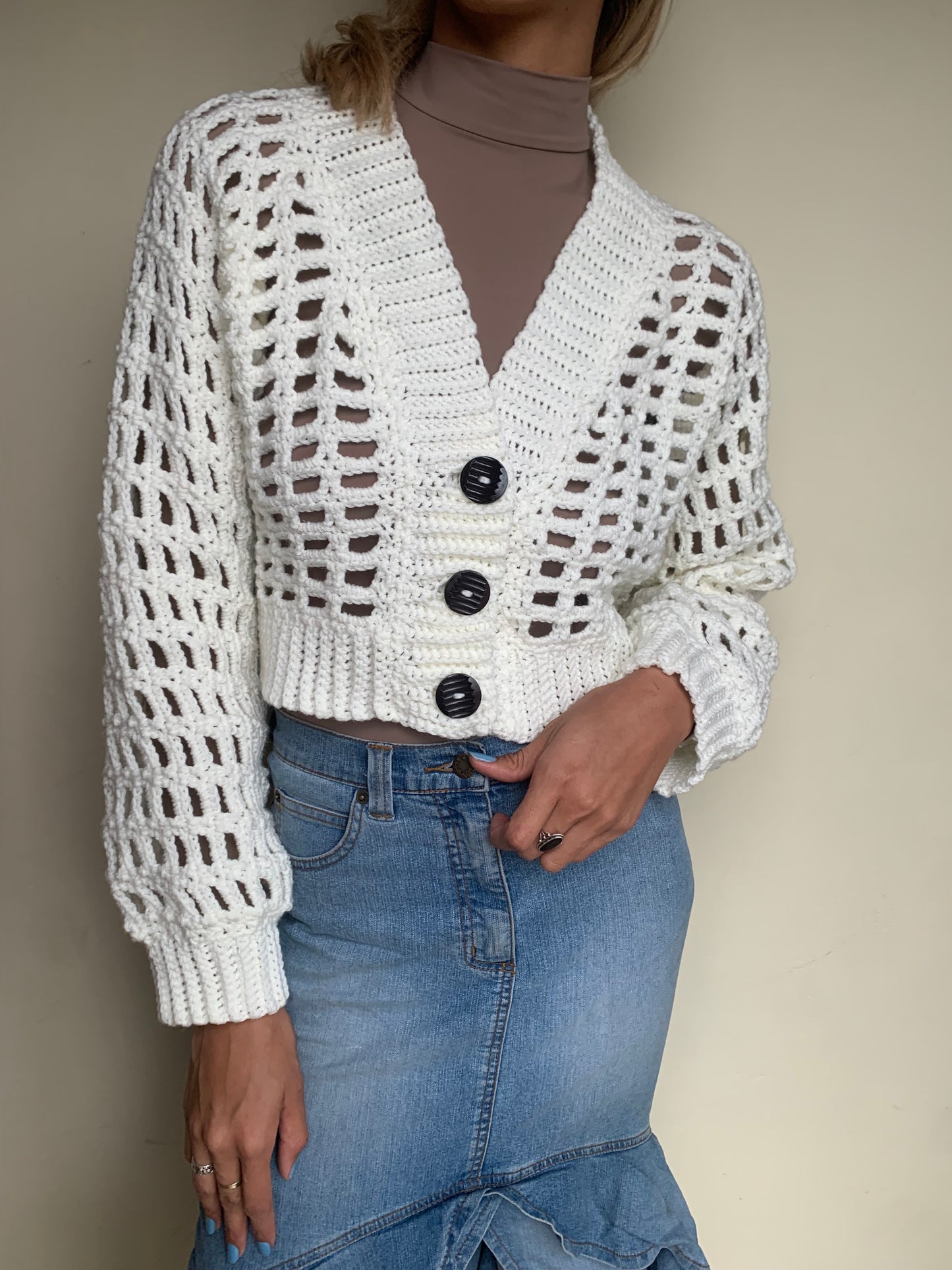 Crochet cardi