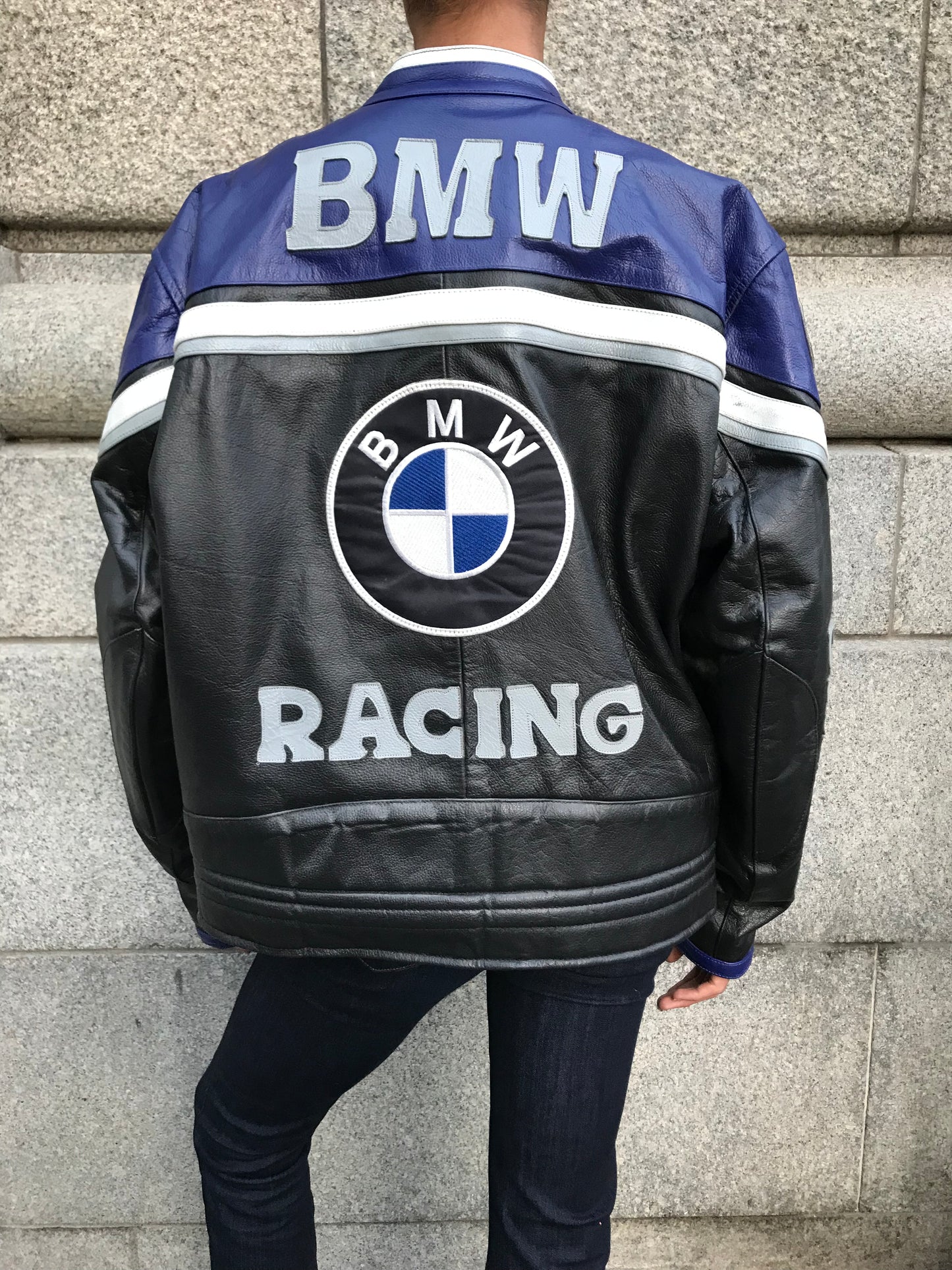 BMW leather biker