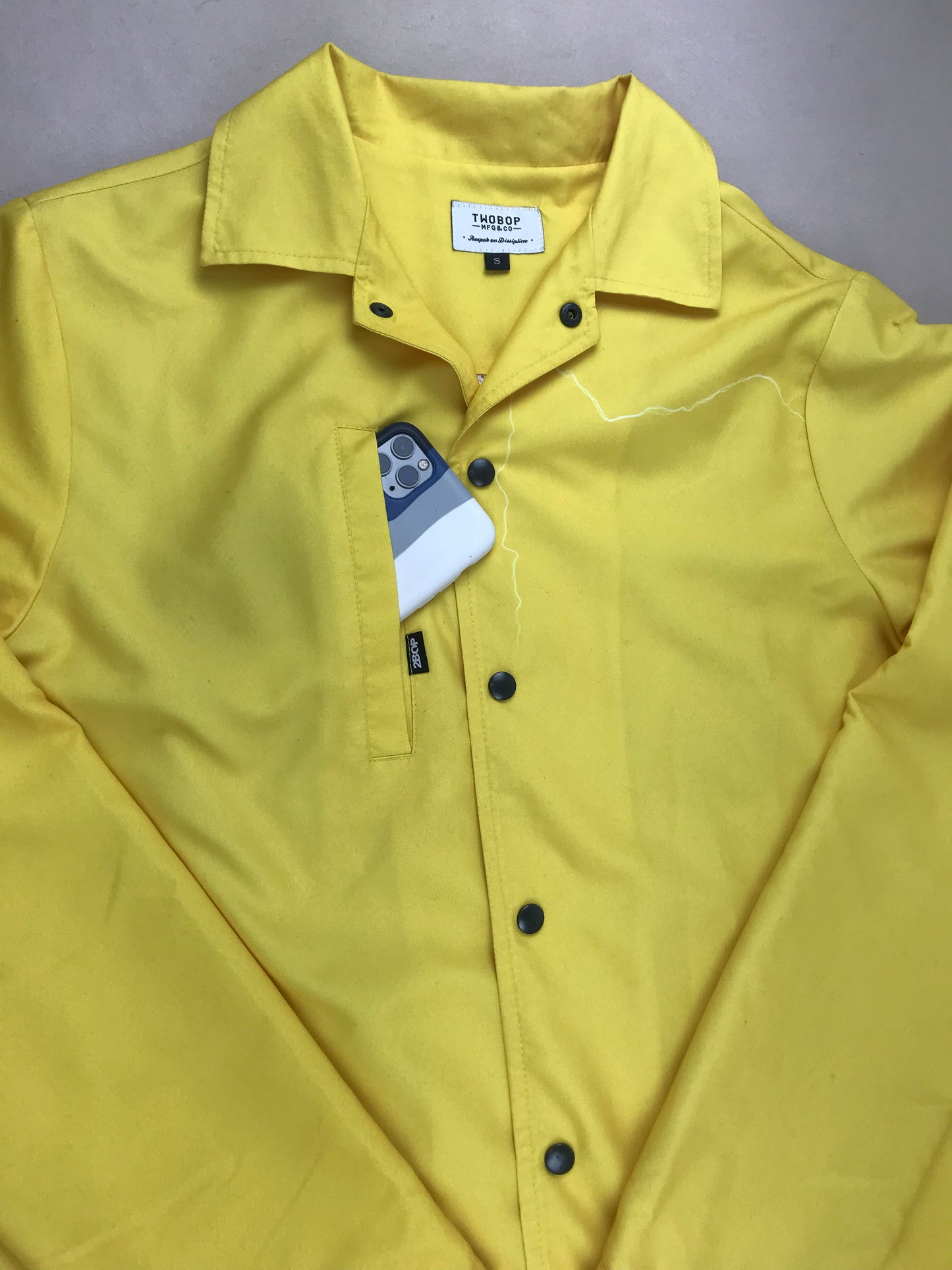 2Bop coach jacket (yellow)