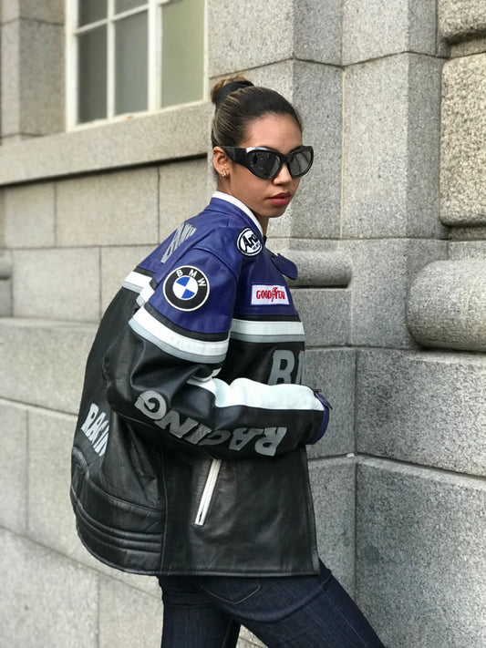 BMW leather biker